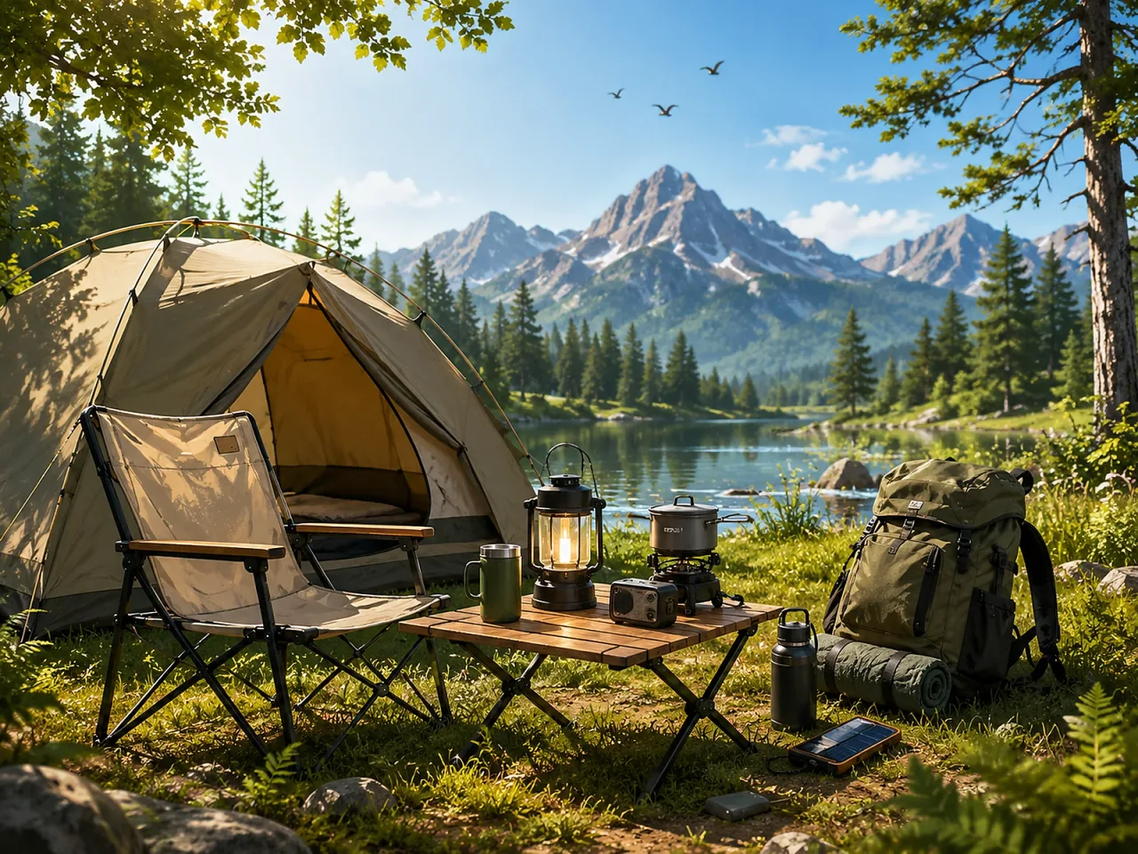 Illustration: Camping & Outdoor